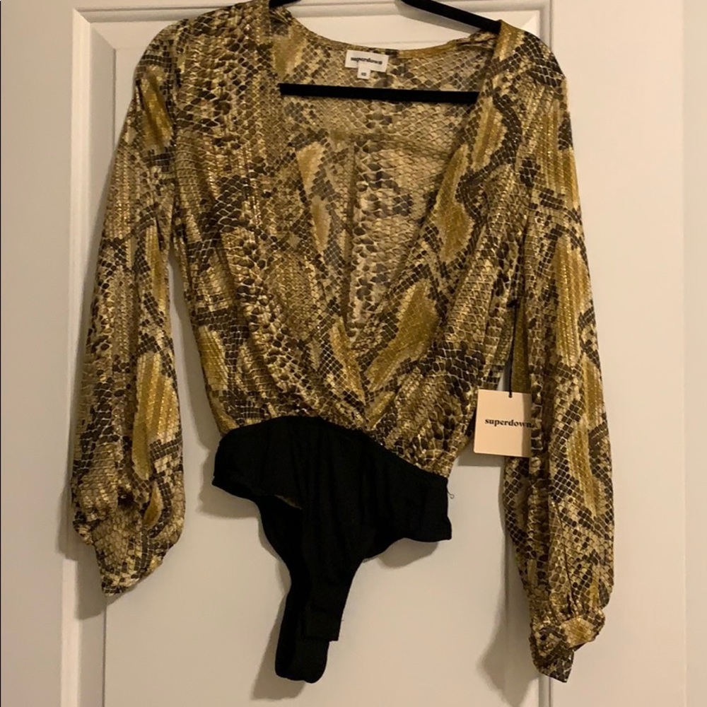 Snake Print Bodysuit